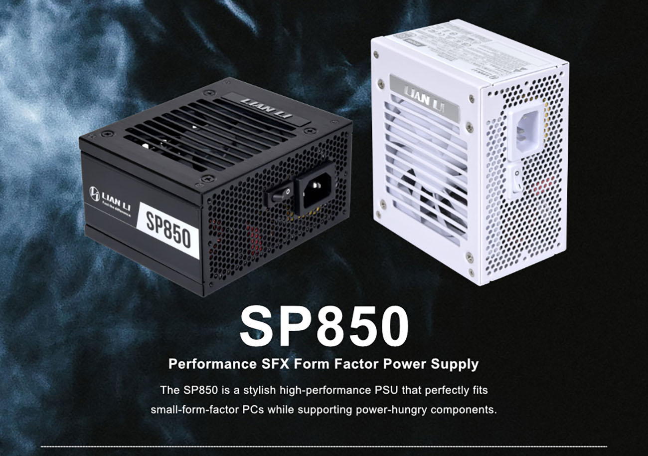 LIAN LI SP850W, White color , Performance SFX Form Factor Power Supply